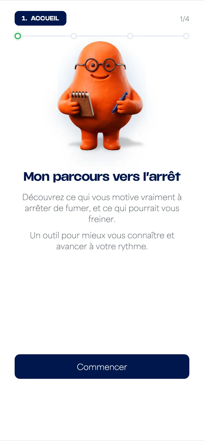 Motivomètre GAE Care, mini-site interactif sur mobile